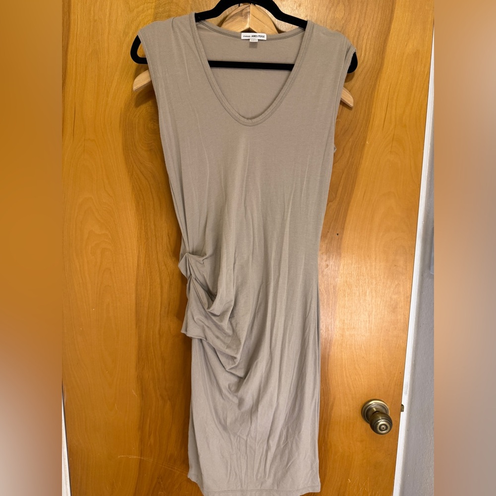 James Perse Taupe T shirt dress